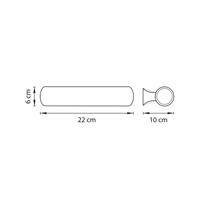Настенный декоративный светильник Blanda 22X10X6 CM 5