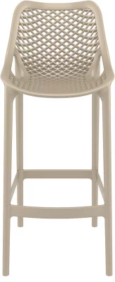 Стул пластиковый барный Air 45X53X105 CM бежевый 4