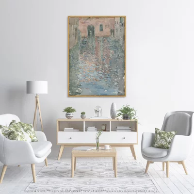 Постер на холсте Venetian Canals 75X105 CM 3