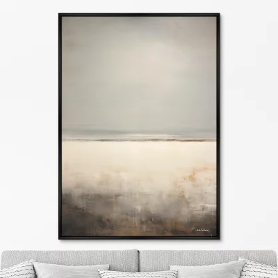 Постер на холсте Landscape collection White and gray 75X105 CM 6