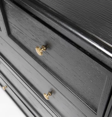 Комод Freigraf 105X54X108 CM Black 3