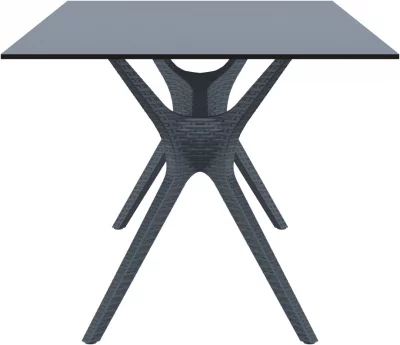 Стол пластиковый Ibiza 180X90X74 CM серый 3