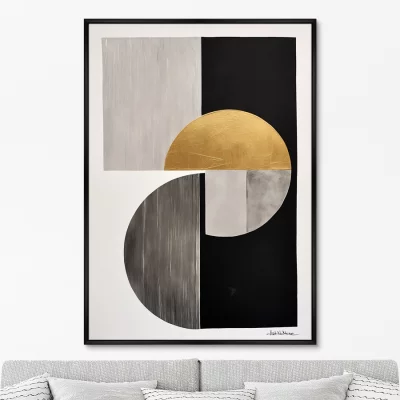 Постер на холсте Rounded curves 75X105 CM 6