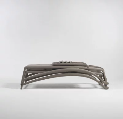 Шезлонг-лежак пластиковый Atlantico 172-204X70X35 CM 3