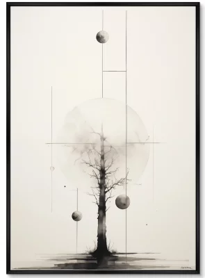 Набор из двух постеров на холсте Conversacion con el espacio 75X105 / 75X105 CM 3