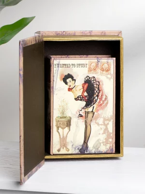 Набор из двух шкатулок в виде книг Nessa 19X8X27 / 14X6X20 CM 6