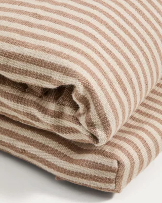 Бежевый полосатый матрас для шезлонга Dirome из 100% PET 50X175 CM 5