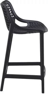 Стул пластиковый полубарный Air 44X51X95 CM чёрный 5