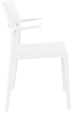 Стул Plus 58X55X84 CM белого цвета 5