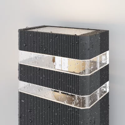 Уличный настенный светильник Уинтер ден Линден 10X11X33 CM 4