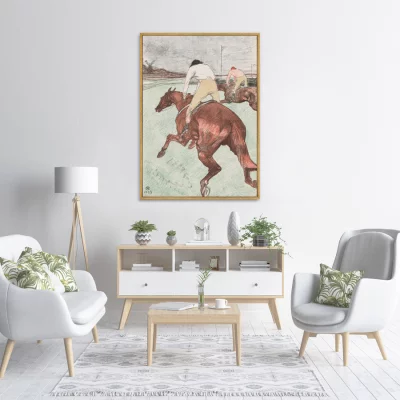 Постер на холсте The Jockey 75X105 CM 3