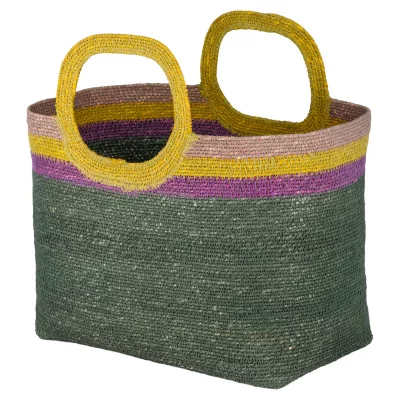 Сумка плетеная 38X26X23 CM 4