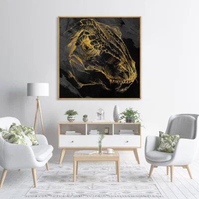 Постер на холсте Dino Mate 105X105 CM 3