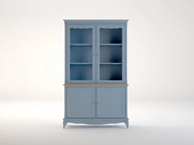 Буфет двухстворчатый Леонтина Blue 124X42X206 CM 3