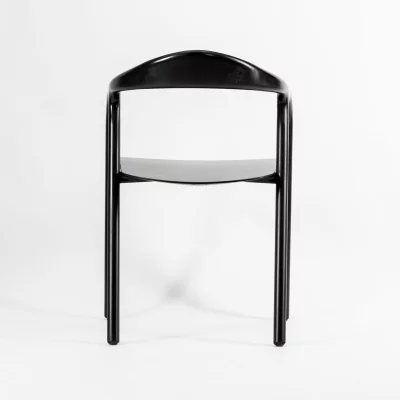 Стул Лугано массив березы тон черный глянец 51X55X78 CM 9