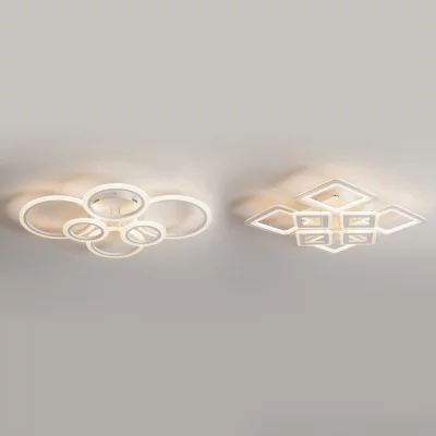 Потолочный светильник LED Маркет 78X78X11 CM 6