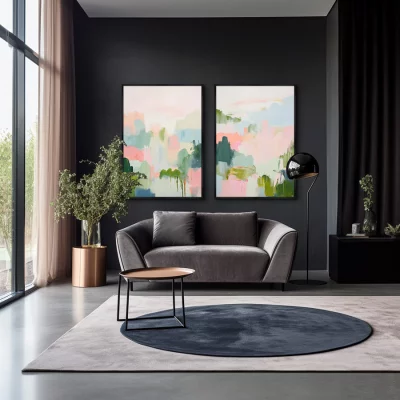 Набор из двух постеров на холсте The Forest 75X105 / 75X105 CM 4