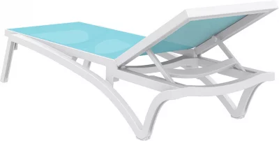 Шезлонг-лежак Pacific 193X68X35 CM бирюзовый 3