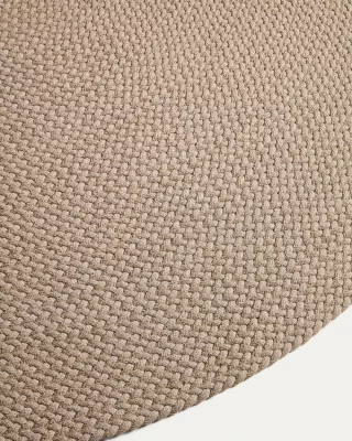 Ковер Despas экрю из синтетического волокна 150X150X1 CM 3