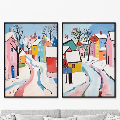 Набор из двух постеров на холсте Spring is in the air 75X105 / 75X105 CM 8