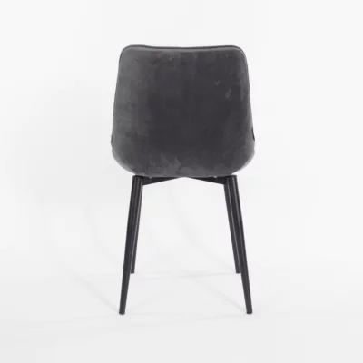 Стул Толедо темно-серый бархат черные ножки 51X58X83 CM 5