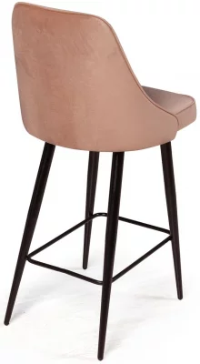 Стул полубарный Berg 47X50X99 CM бежевый 4