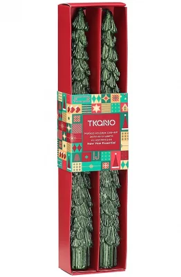 Набор из двух свечей New Year Essential 2X2X25 CM 4