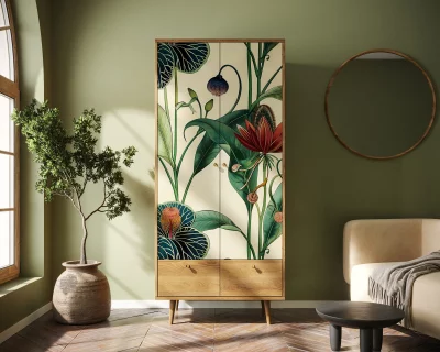 Шкаф двухстворчатый Бербер 90X50X200 CM 5