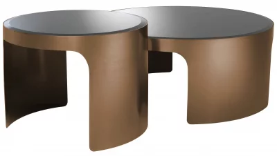 Журнальные столики Piemonte 90X90X38 / 60X60X47 CM 3