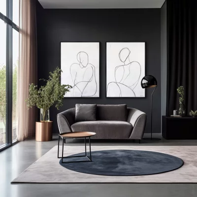 Композиция из двух репродукций картин на холсте Graceful Lines 75X105 / 75X105 CM 4