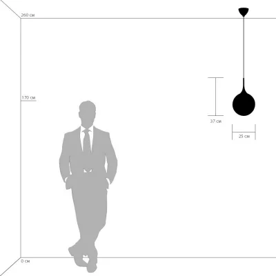 Подвесной светильник Globo 25X25X47 CM 4