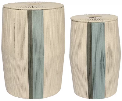 Корзина плетеная Conga Green Ethnic 39X39X55 CM 7