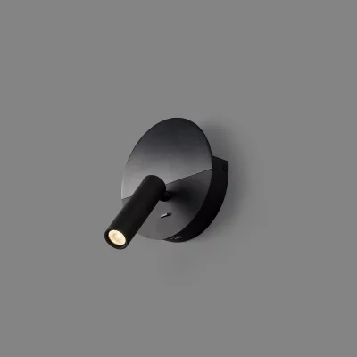 Черный бра с ридером DUAS USB C LED 3W 2700K 14X6.5X18.3 CM 5