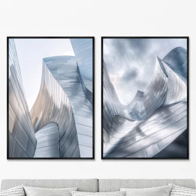 Набор из двух постеров на холсте The Sea of Steel 75X105 / 75X105 CM 8