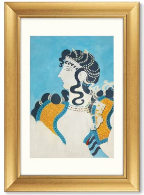 Набор из трёх постеров Ladies in Blue 51X71 / 51X71 / 51X71 CM 3