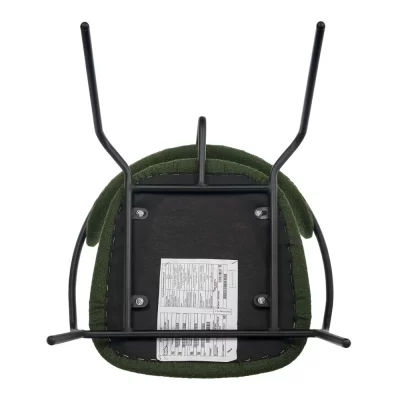 Комплект из 2 стульев Ant букле зелёный 56X55X75 CM 11