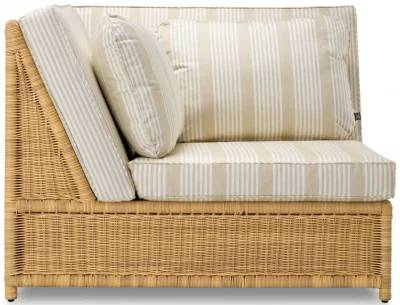 Уличный модуль дивана Hampton Corner 114X114X88 CM 4