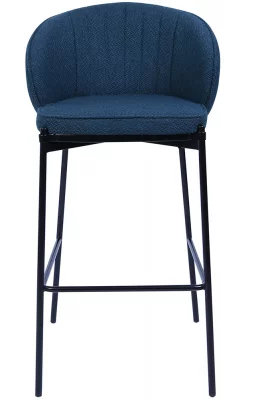 Стул барный Milan 52X54X102 CM тёмно-синий 3