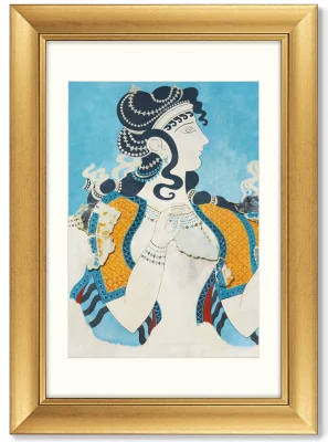 Набор из трёх постеров Ladies in Blue 51X71 / 51X71 / 51X71 CM 4