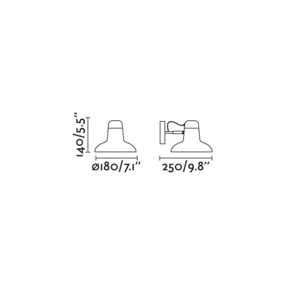 Бра Snap темно-серое 26 CM 6