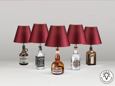 Настольная лампа Liquor Dessert Kit с гранатовым абажуром 22X22X21 CM 10
