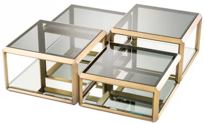 Журнальные столики Callum 75X75X48 / 75X75X36 / 75X75X48 / 75X75X36 CM 5