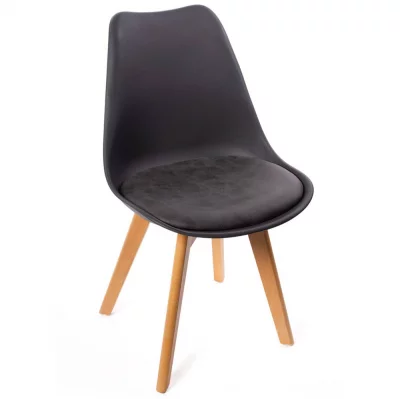Комплект из 4 стульев Eames Bon чёрный 196X54X84 CM 3