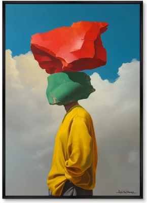 Набор из двух постеров на холсте Homo novus 75X105 / 75X105 CM 3