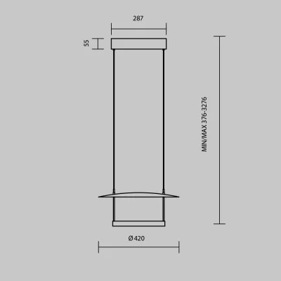 Подвесной светильник MOD280PL-L23B3K1 420X3276 CM 8