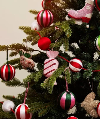 Набор из четырёх ёлочных украшений Christmas Jewels 10 CM 3