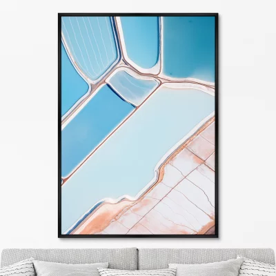 Постер на холсте Salt lakes 75X105 CM 6