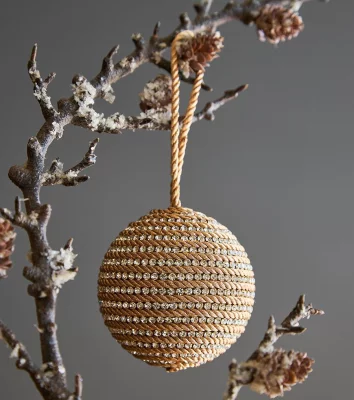 Набор из трёх ёлочных украшений Rustic Diamonds Ø7 CM 5