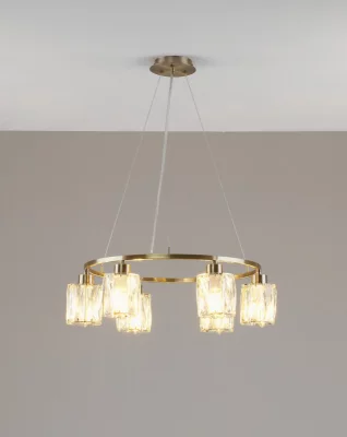 Подвесная люстра Prismique 53X53X150 CM 4
