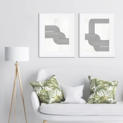 Диптих The Play of Forms No2 42X52 / 42X52 CM 4